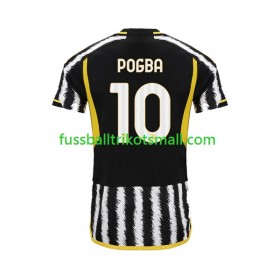 Fußballtrikots Juventus Paul Pogba 10 2023-2024 Kurzarm Heimtrikotsatz kaufen